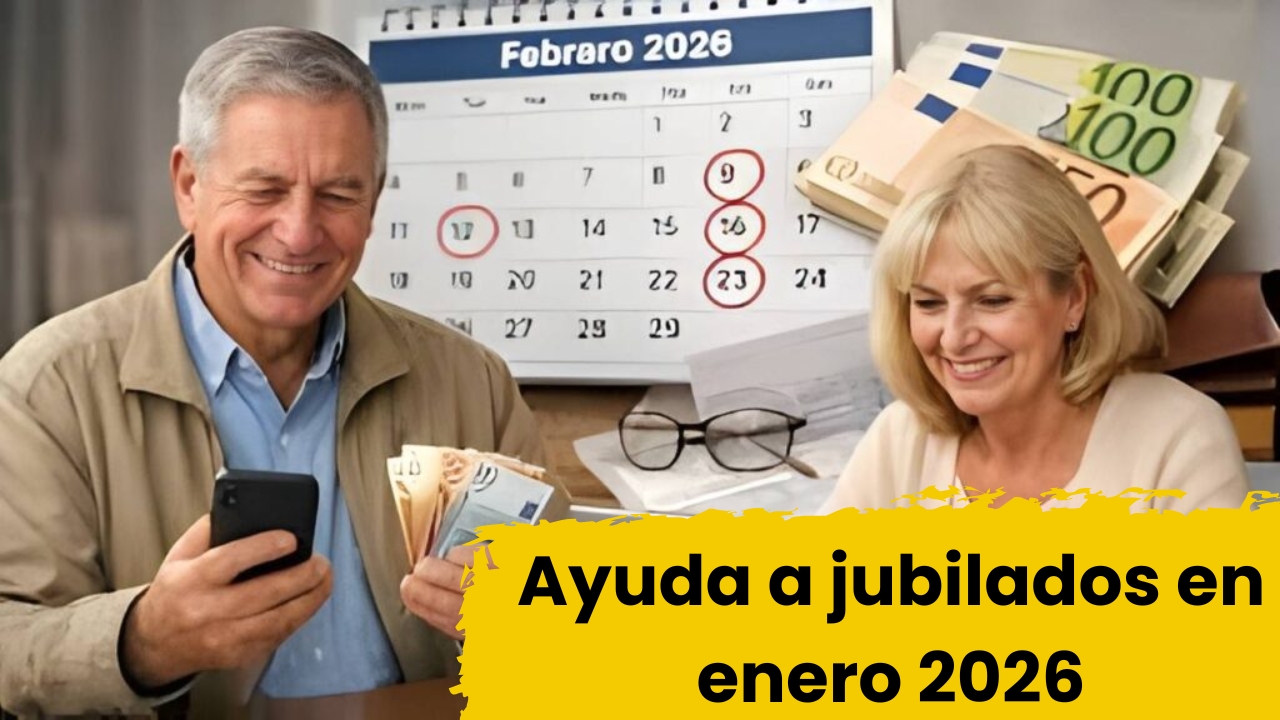 España: Ayuda a jubilados en enero 2026 – requisitos, importe y calendario oficial
